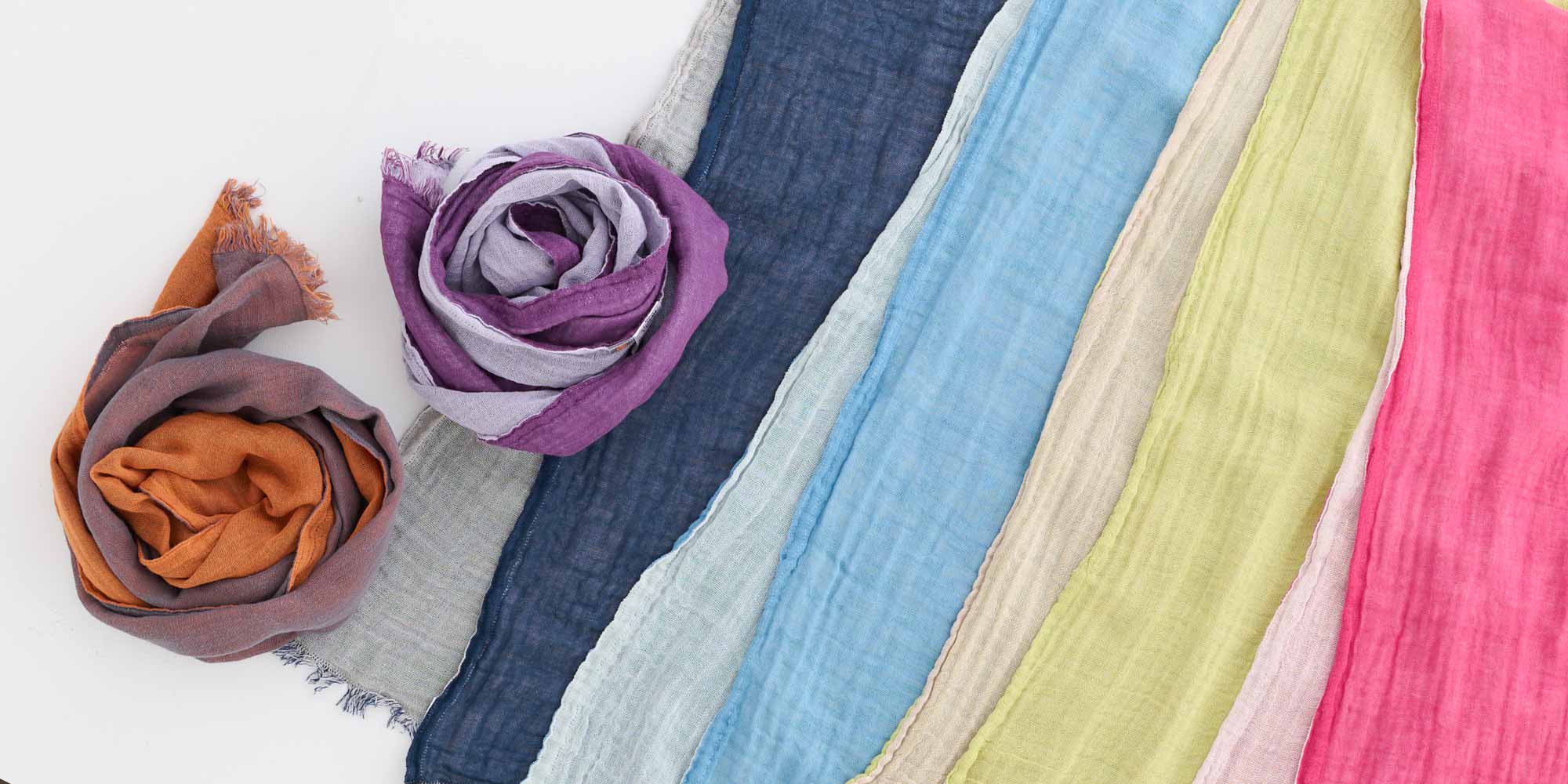 蚊帳のショール使用イメージ