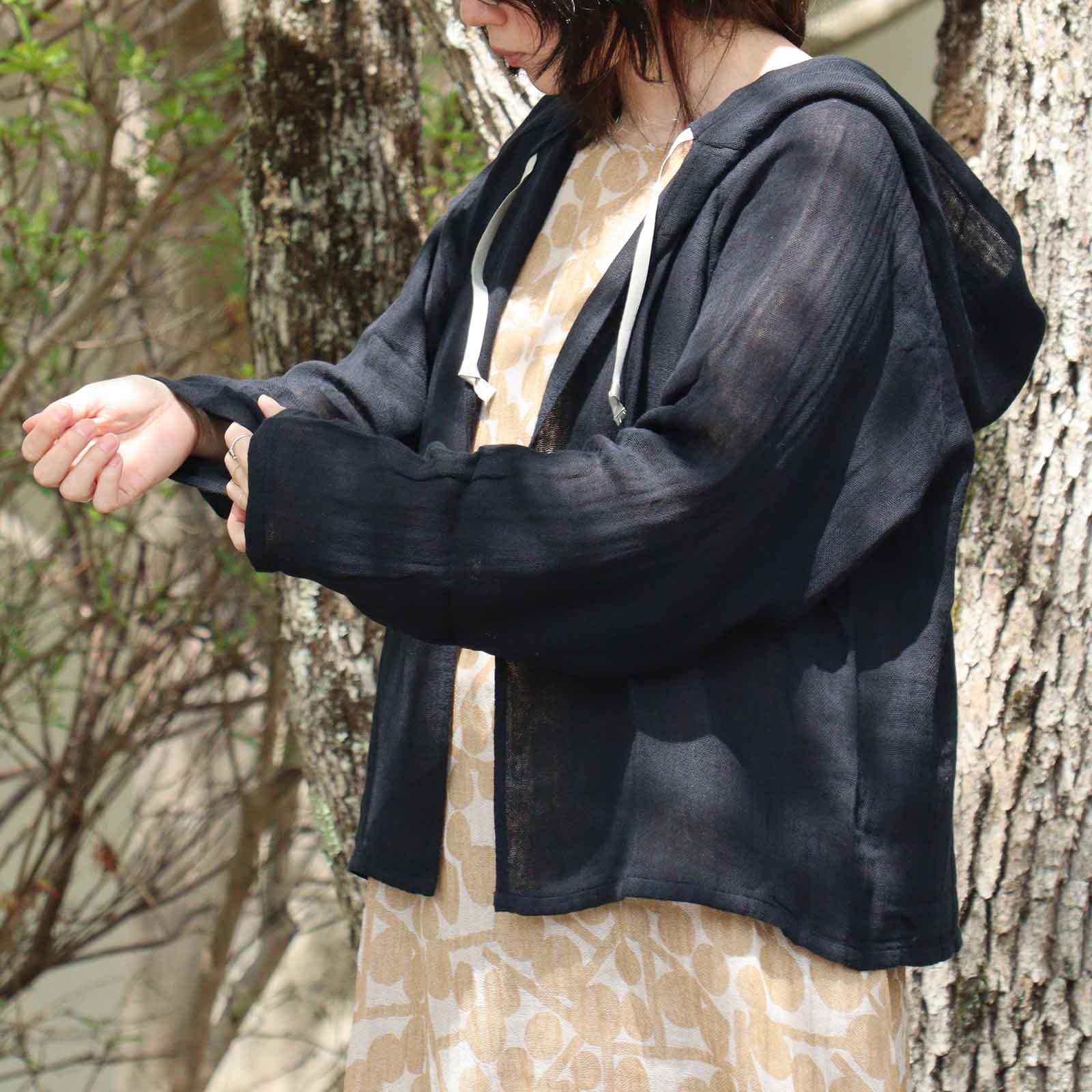 かやフーディー　墨