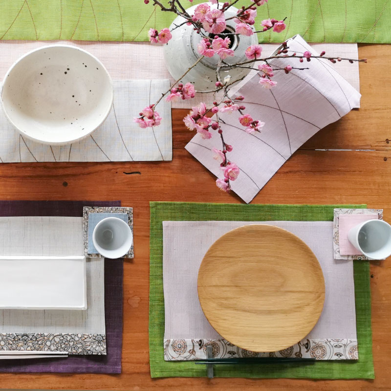 花紋ランチョンマット