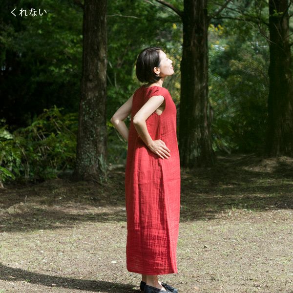 かやマキシワンピース｜BAN INOUE