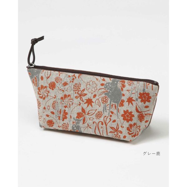 森の鹿三角ポーチ｜BAN INOUE