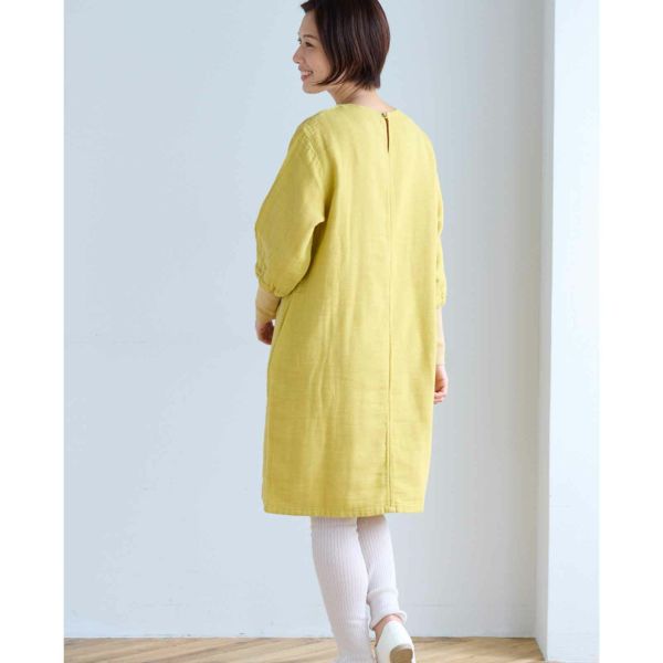 スラブ袖リブワンピース｜BAN INOUE