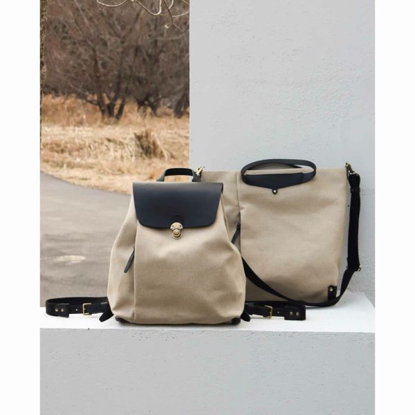 【はこぽす対応商品】 エルダーリネン帆布リュック｜BAN INOUE バッグ