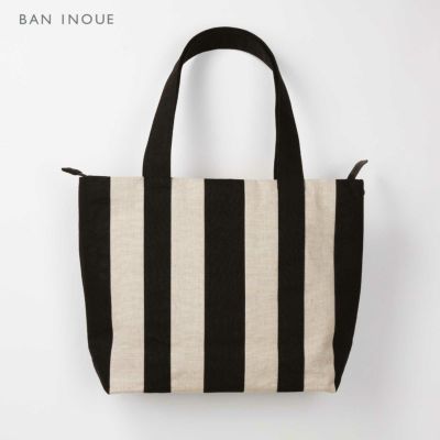 ワールド オンラインストア 銀糸太布ボーダーバッグ｜BAN INOUE バッグ
