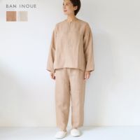 お買い得‼️綿100% 日本製奈良　かやパジャマ つるばみ BAN INOUE美品 かやオーガニックパジャマ / 蚊帳の日常着｜BAN INOUE 公式