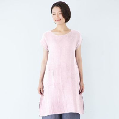 【新品】幡INOUE フレンチスリーブスモック 新品】幡INOUE フレンチスリーブスモック 新品】幡INOUE